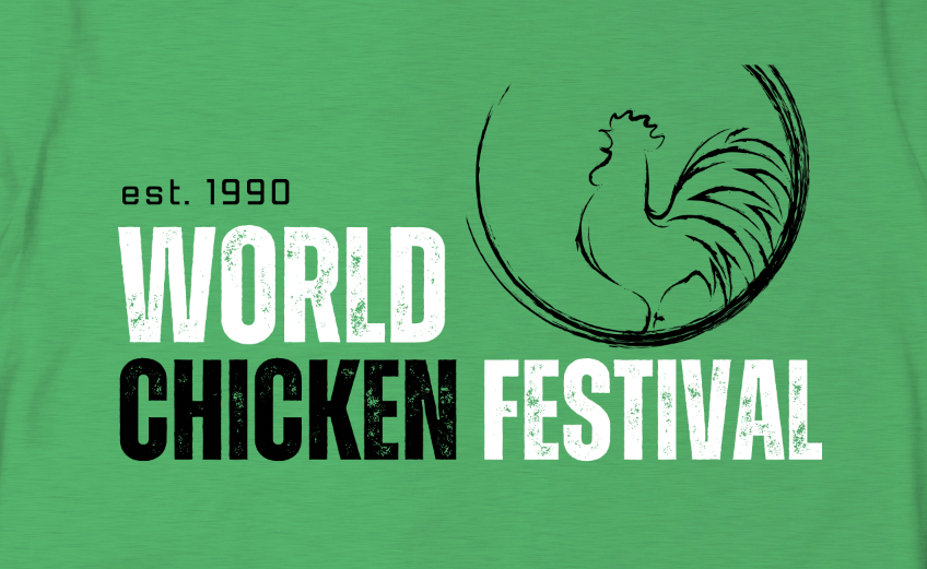 Chicken Festival Short Sleeve T-shirt TRADITION