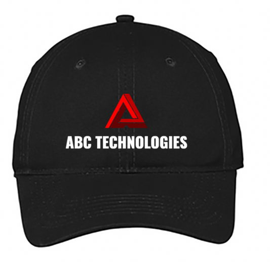 Unstructured Hat ABC TECH LOGO PRINTED LOGO